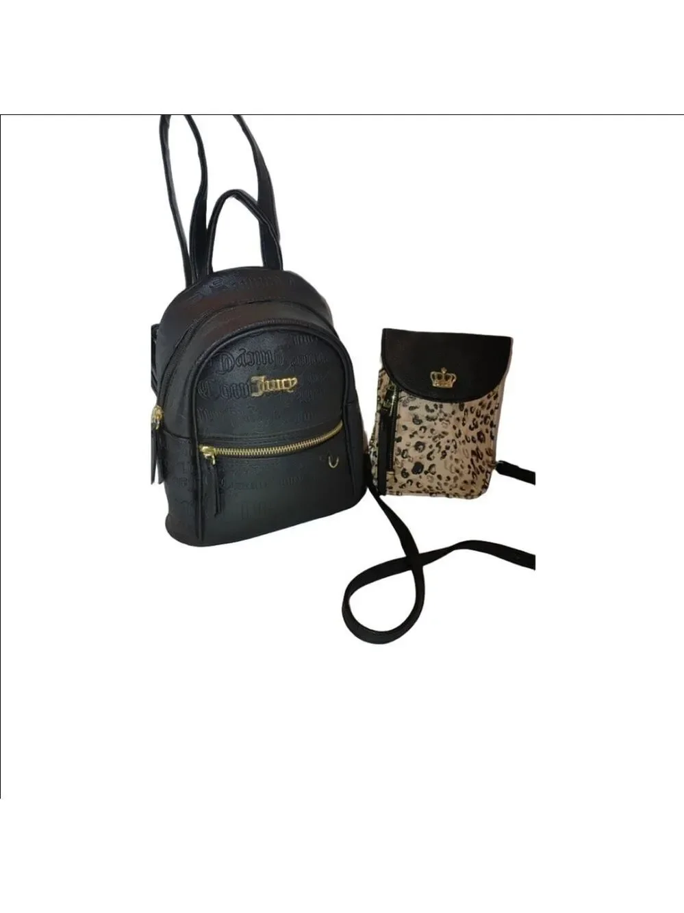 Juicy Couture Signature Backpack & Crossbody Bundle x2